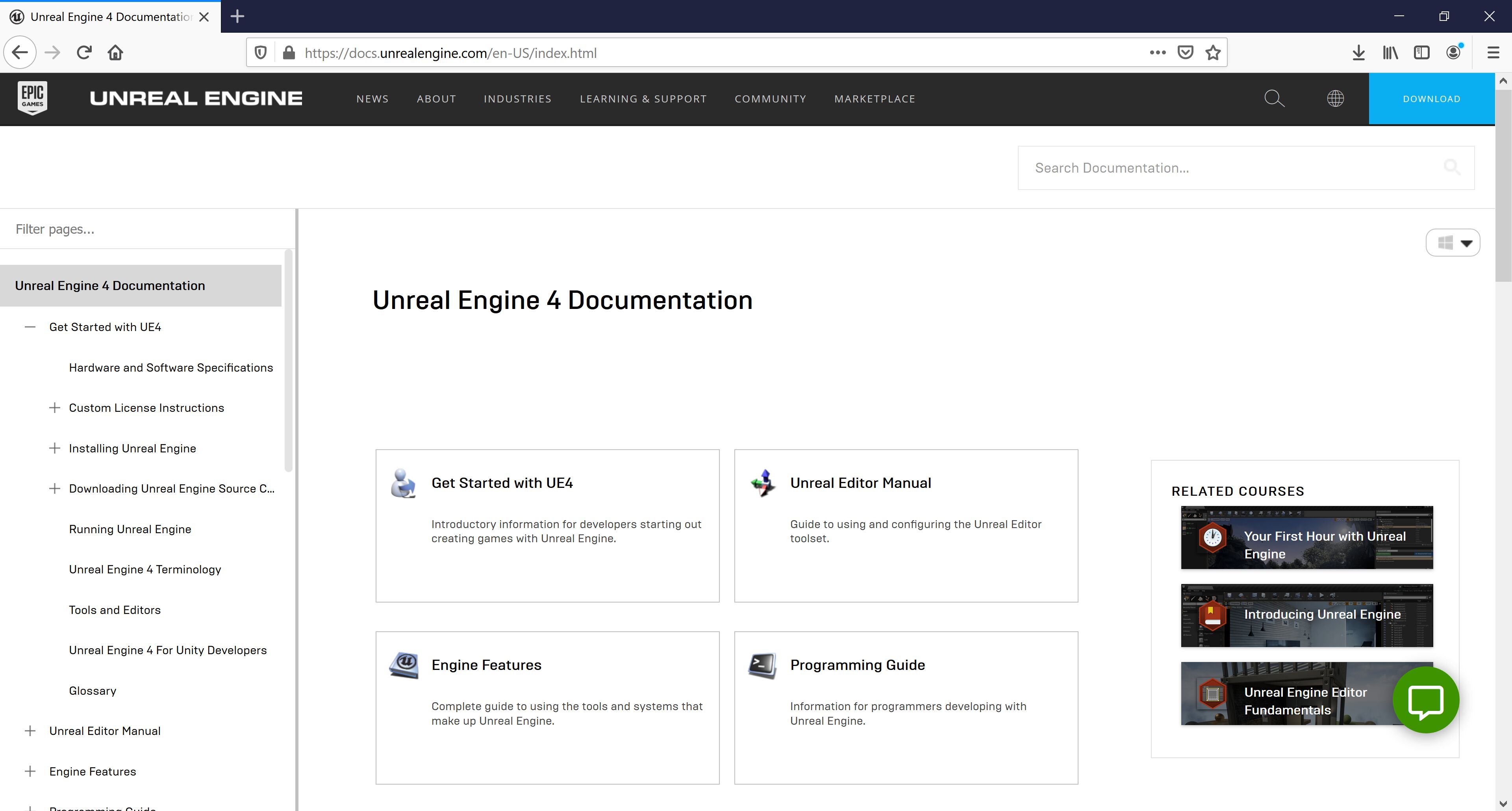 Find Help And Answers Unreal Engine Documentation