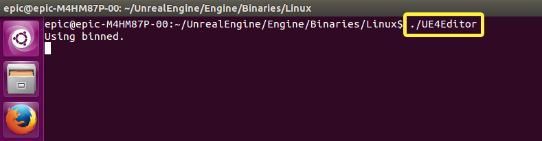 Linux Quick Start Unreal Engine Documentation