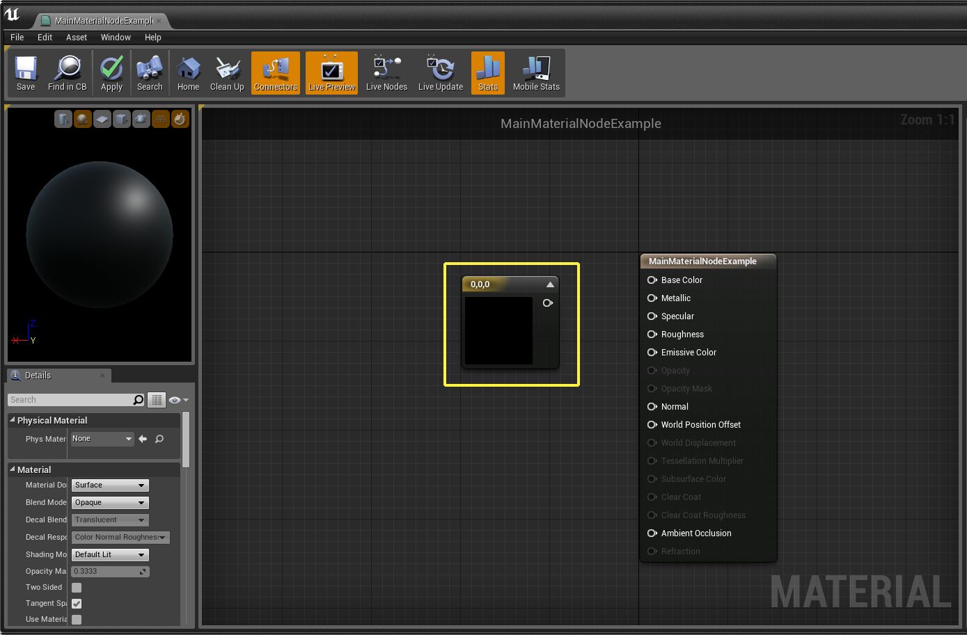 Material nodes. Unreal material Editor 3. UE material all nodes. Imperfections add to material Unreal.