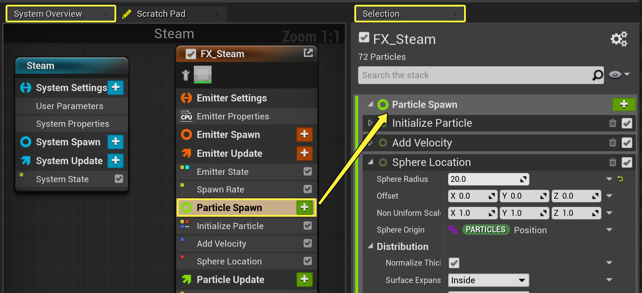 How to Create a Steam Effect in Niagara | Unreal Engine Documentation