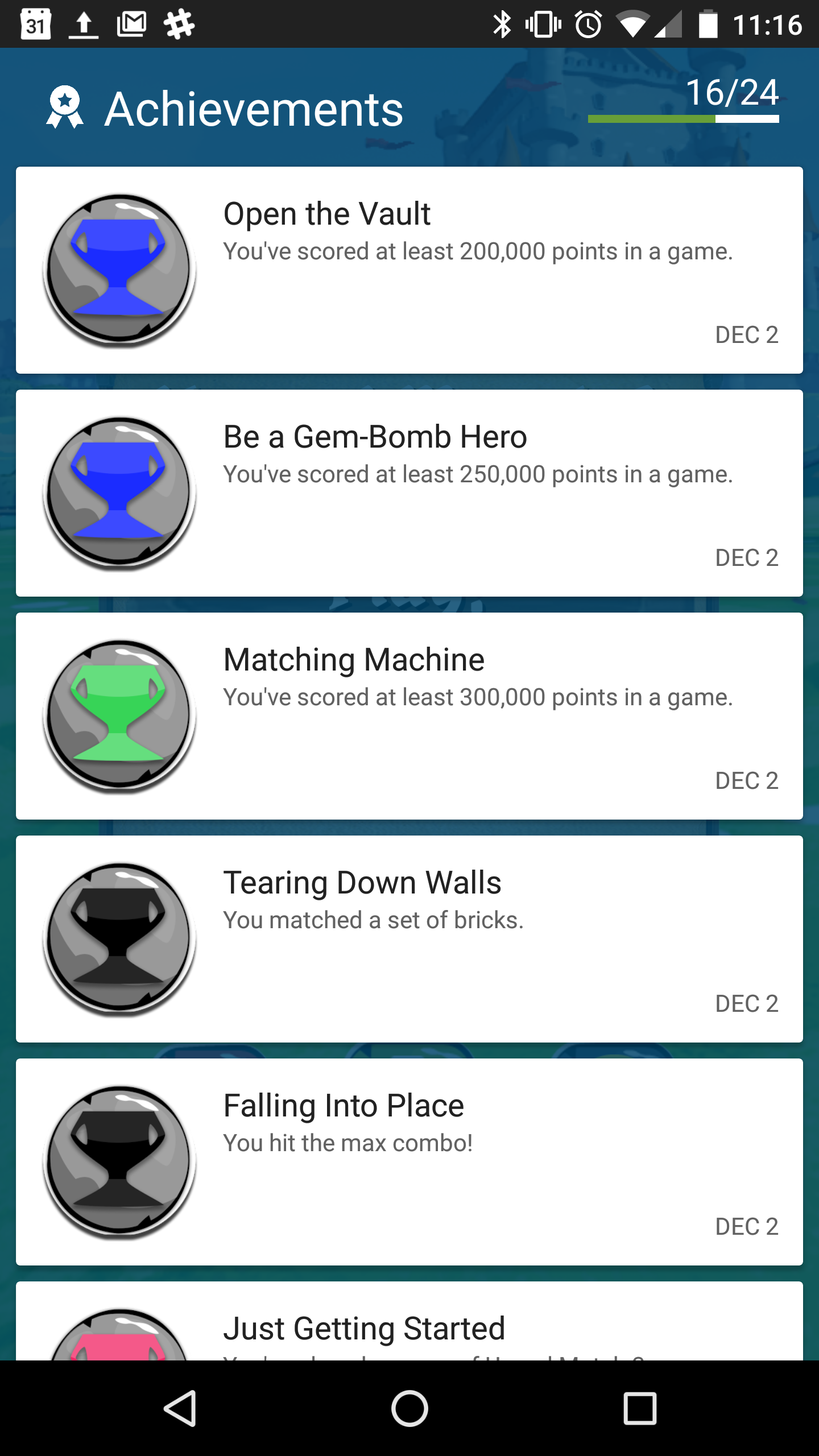 Google Play Experience – add more achievements - Ideas & Feature Requests -  Empires & Puzzles Community Forum