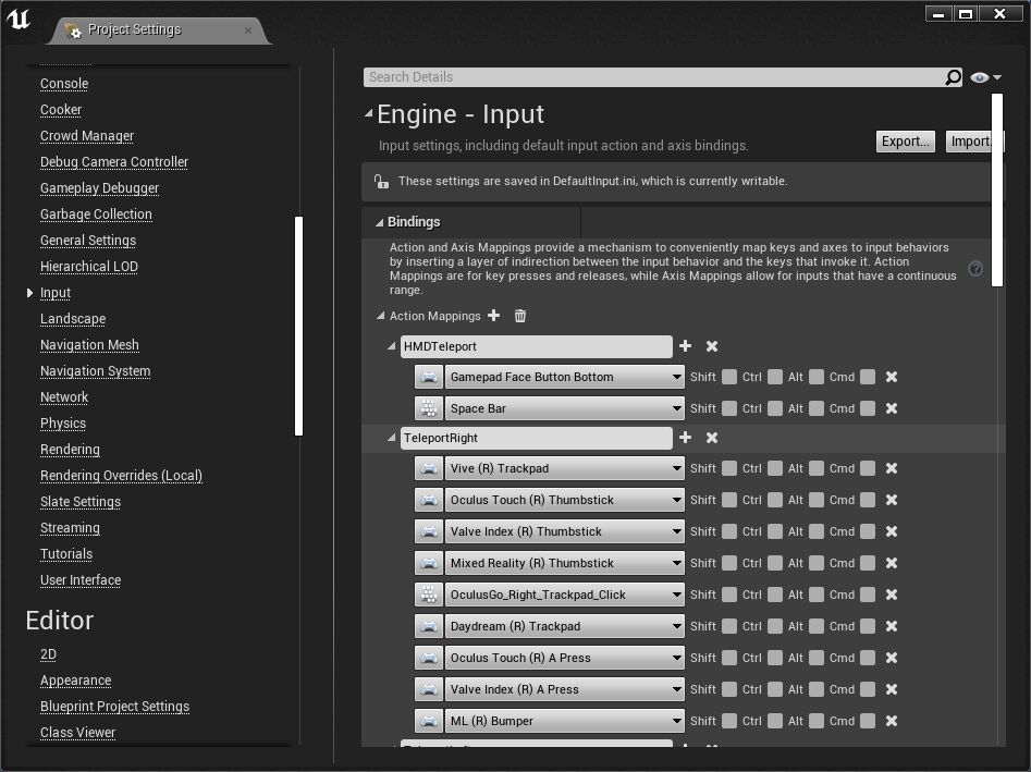 Input With OpenXR 
