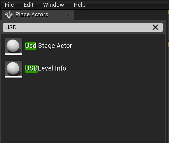 USD Stage Editor Quick Start in Unreal Engine