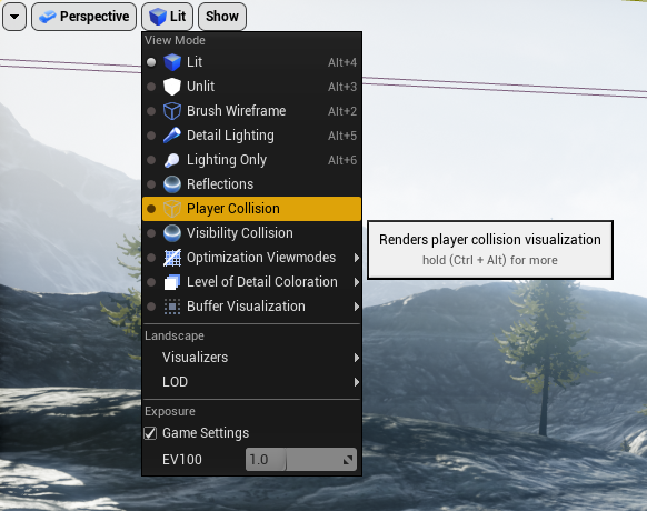Landscape Collision Guide Unreal Engine Documentation