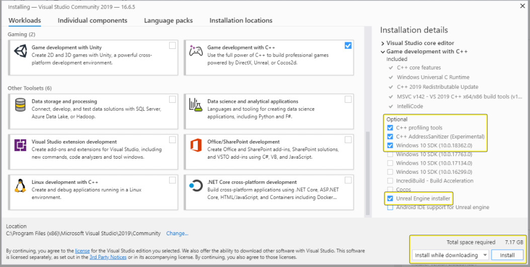 how to install python in visual studio 2015
