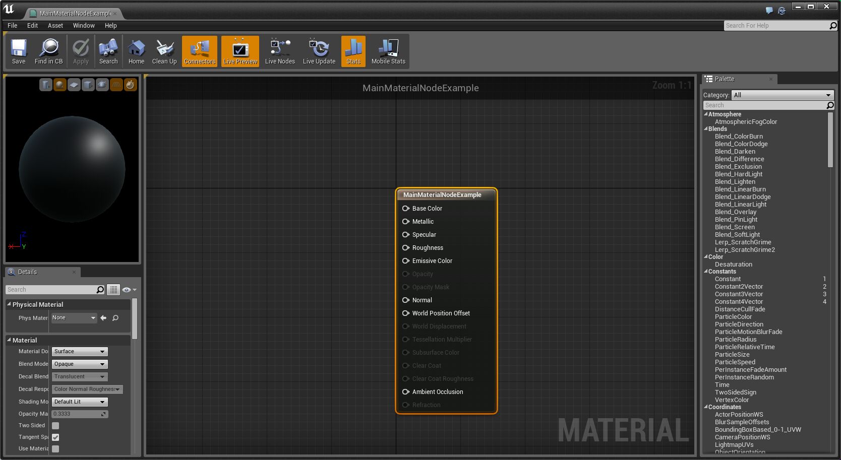 Unreal Engine Materials Creating A Basic Material Unreal Engine My