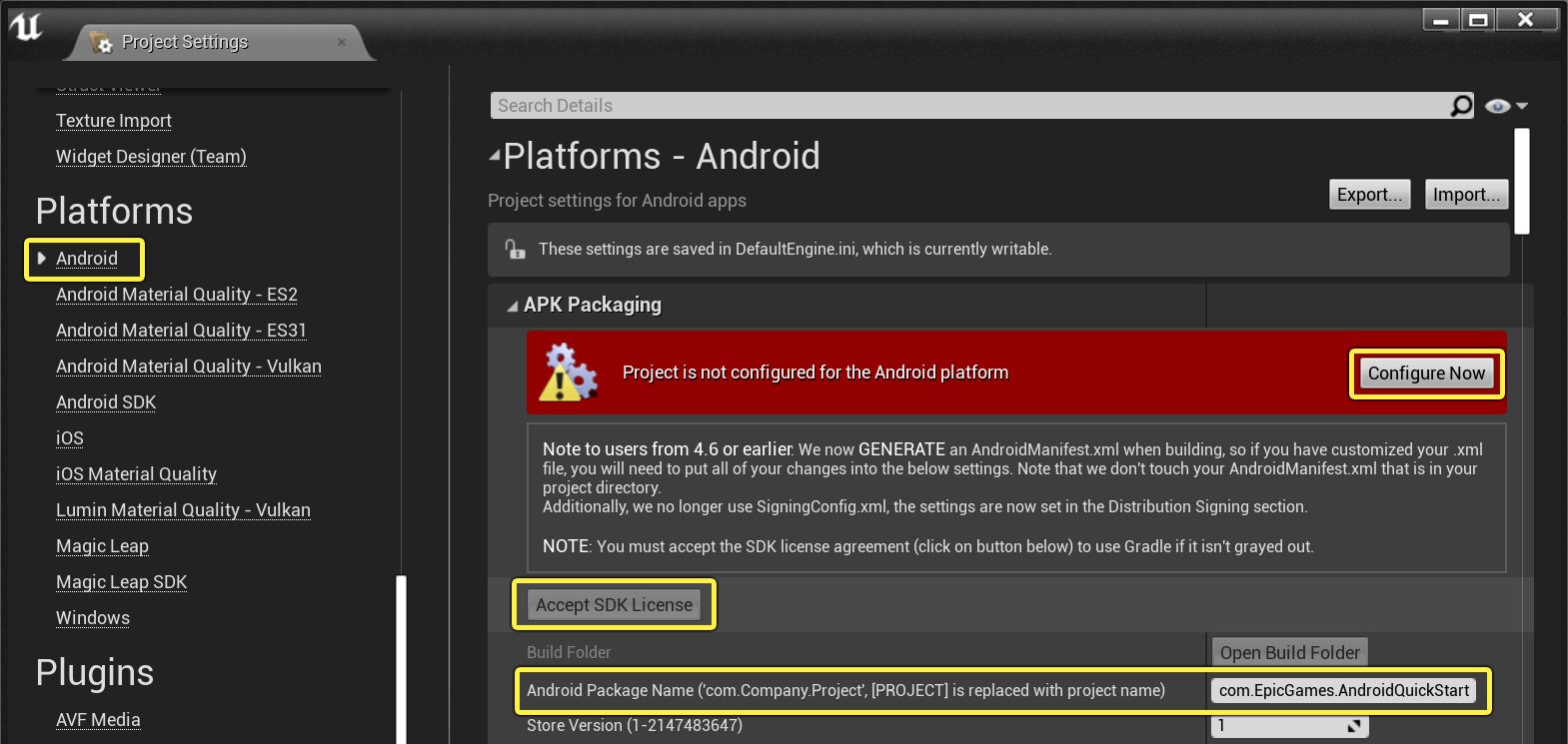 Android Debugging  Unreal Engine Documentation