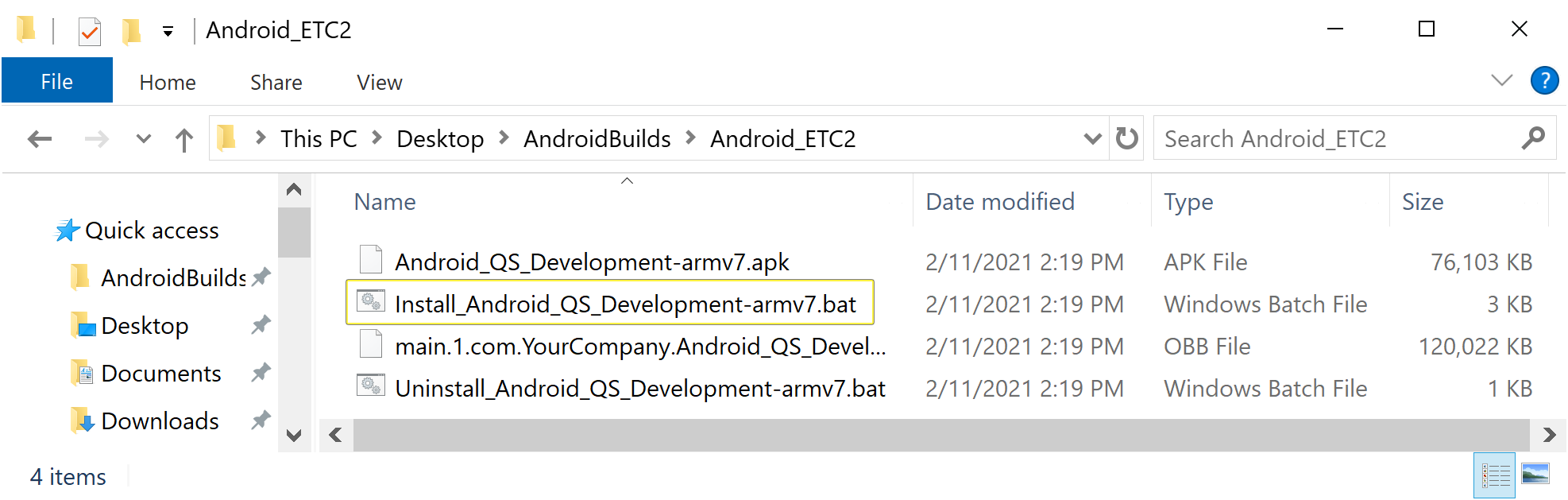 Packaging Android Projects  Unreal Engine 4.27 Documentation