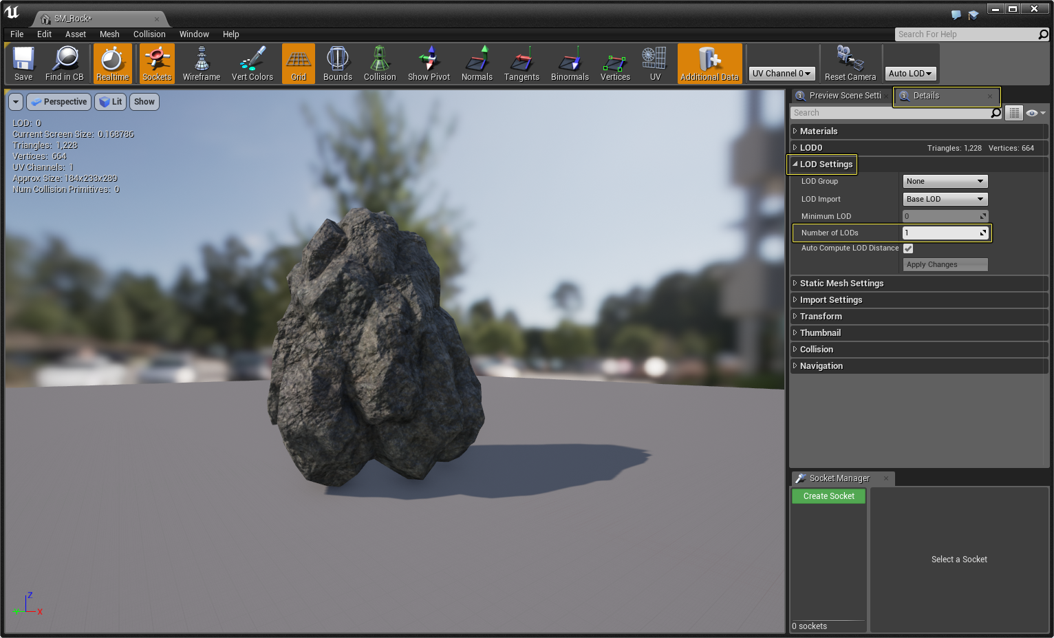 Does UE4 automatically generate LODs?