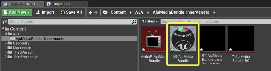 Aja Video I O Quick Start Unreal Engine Documentation